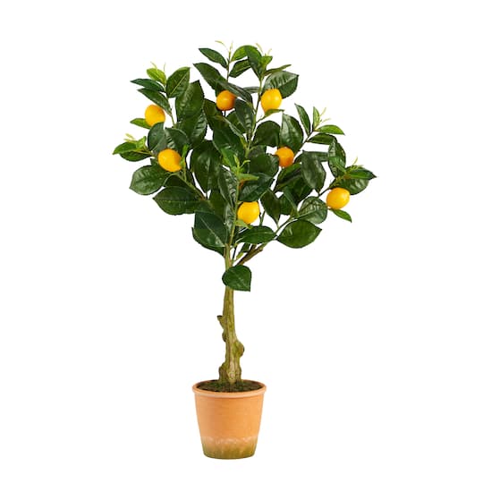 28'' Potted Lemon Artificial Tree
